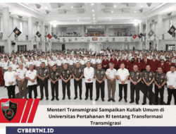 Menteri Transmigrasi Sampaikan Kuliah Umum di Universitas Pertahanan RI tentang Transformasi Transmigrasi