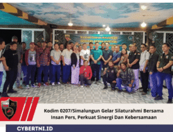 Kodim 0207/Simalungun Gelar Silaturahmi Bersama Insan Pers, Perkuat Sinergi Dan Kebersamaan