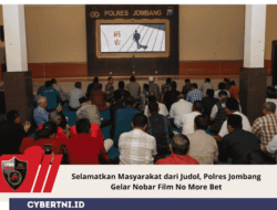 Selamatkan Masyarakat dari Judol, Polres Jombang Gelar Nobar Film No More Bet