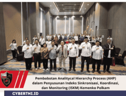 Pembobotan Analitycal Hierarchy Process (AHP) dalam Penyusunan Indeks Sinkronisasi, Koordinasi, dan Monitoring (ISKM) Kemenko Polkam