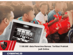 7.100.000 Data Penerima Bansos Terlibat Praktek Judi Online