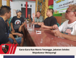 Gara-Gara Kue Manis Tetangga, Jabatan Sekdes Mojoduwur Melayang!