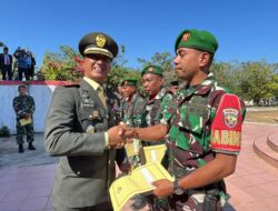 Hari Kesaktian Pancasila, Dandim 1627/Rote Ndao Motivasi Anggota Untuk Terus Berprestasi