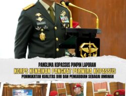 Panglima Kopassus Pimpin Laporan Korps Kenaikan Pangkat Perwira, Tegaskan Loyalitas Dan Pengabdian Prajurit Baret Merah