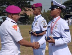 Paspers Brigif 2 Marinir, Hadiri Penutupan Dikmaba dan Dikmata angkatan XLIV/2 Korps Marinir