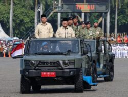 Pangdam Dan Ketua Persit KCK Daerah IX/Udayana Hadiri Upacara HUT ke-80 TNI Di Silang Monas Jakarta