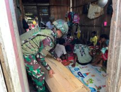 TNI Tunjukkan Kepedulian, Bantu Prosesi Pemakaman Warga Muaranawa