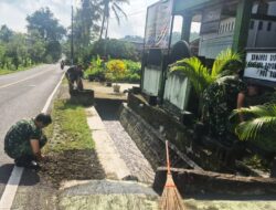 Gotong Royong Prajurit Posramil Suruh: Kebersihan Jadi Cermin Profesionalisme TNI