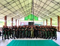 Danrindam XVIII/Ksr Brigjen TNI Yusuf Sampetoding Tekankan Kekompakan dan Keikhlasan Prajurit dalam Jam Komandan