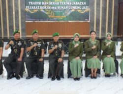 Tongkat Komando Kodim 0614/Kota Cirebon Resmi Berpindah Tangan