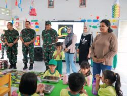 Danrem 161/WS Tinjau Program MBG Di TK Kartika VII-7 Kupang
