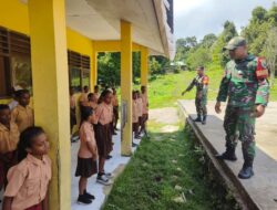 Tumbuhkan Semngat Belajar Dan Jiwa Nasionalisme, Babinsa Kramamongga Berikan Materi Wawasan Kebangsaan Kepada Generasi Penerus