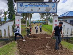 Kepedulian Keamanan Siswa, Babinsa Salawati Bersama Guru SMP N 2 Kabupaten Sorong