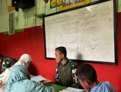 TNI Hidupkan Cahaya Iman, Anak-Anak Belajar Mengaji Di Pos Pirime