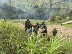 Pos Taelarek Melaksanakan Kegiatan Anjangsana Dan Bangun Ketahanan Pangan Di Kampung Iyora