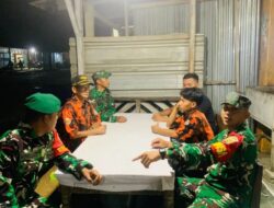 Patroli Gabungan TNI Dan Pemuda Pancasila Jaga Keamanan Wilayah Silau Kahean