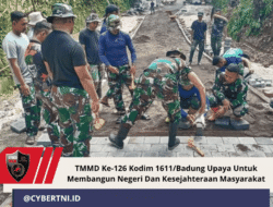 TMMD Ke-126 Kodim 1611/Badung Upaya Untuk Membangun Negeri Dan Kesejahteraan Masyarakat