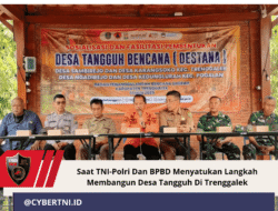 Saat TNI-Polri Dan BPBD Menyatukan Langkah Membangun Desa Tangguh Di Trenggalek