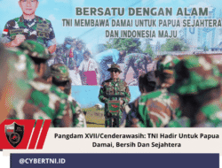 Pangdam XVII/Cenderawasih: TNI Hadir Untuk Papua Damai, Bersih Dan Sejahtera