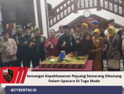 Semangat Kepahlawanan Pejuang Semarang Dikenang Dalam Upacara Di Tugu Muda