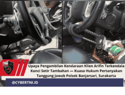 Upaya Pengambilan Kendaraan Klien Arifin Terkendala Kunci Setir Tambahan — Kuasa Hukum Pertanyakan Tanggung Jawab Polsek Banjarsari, Surakarta