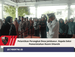 Pelantikan Perangkat Desa Jatiduwur, Kepala Seksi Pemerintahan Resmi Dilantik