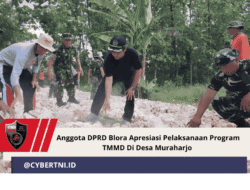 Anggota DPRD Blora Apresiasi Pelaksanaan Program TMMD Di Desa Muraharjo 