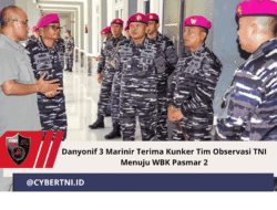 Danyonif 3 Marinir Terima Kunker Tim Observasi TNI Menuju WBK Pasmar 2