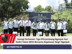 Sinergi Perhutani, Tiga KPH Jombang,Nganjuk Dan Kediri Teken MOU Bersama Kejaksaan Negeri Nganjuk
