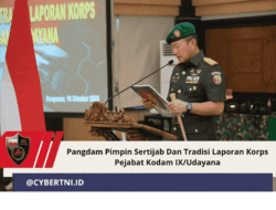 Pangdam Pimpin Sertijab Dan Tradisi Laporan Korps Pejabat Kodam IX/Udayana
