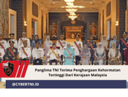 Panglima TNI Terima Penghargaan Kehormatan Tertinggi Dari Kerajaan Malaysia
