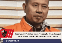 Hasanuddin Politikus Muda Tersangka Mega Korupsi Dana Hibah  Pokok Pikiran (Pokir) APBD  Jatim