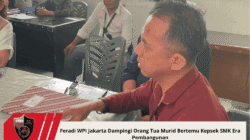 Feradi WPI Jakarta Dampingi Orang Tua Murid Bertemu Kepsek SMK Era Pembangunan