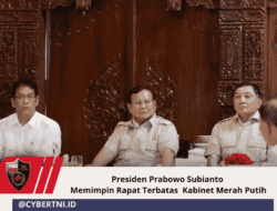 Presiden Prabowo Subianto Memimpin Rapat Terbatas  Kabinet Merah Putih
