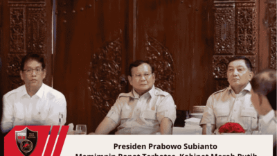 Presiden Prabowo Subianto Memimpin Rapat Terbatas  Kabinet Merah Putih