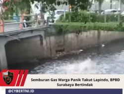 Semburan Gas Warga Panik Takut Lapindo, BPBD Surabaya Bertindak 