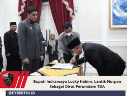 Bupati Indramayu Lucky Hakim, Lantik Nurpan Sebagai Dirut Perumdam TDA