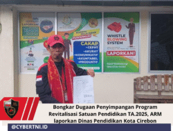 Bongkar Dugaan Penyimpangan Program Revitalisasi Satuan Pendidikan TA.2025, ARM laporkan Dinas Pendidikan Kota Cirebon