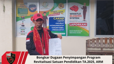 Bongkar Dugaan Penyimpangan Program Revitalisasi Satuan Pendidikan TA.2025, ARM laporkan Dinas Pendidikan Kota Cirebon