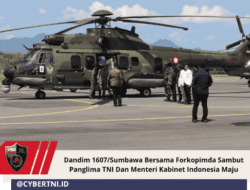 Dandim 1607/Sumbawa Bersama Forkopimda Sambut Panglima TNI Dan Menteri Kabinet Indonesia Maju