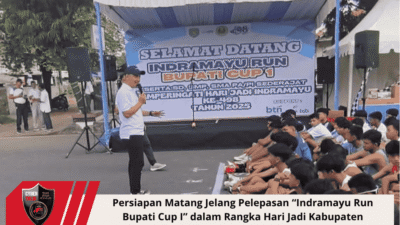 Persiapan Matang Jelang Pelepasan “Indramayu Run Bupati Cup I” dalam Rangka Hari Jadi Kabupaten Indramayu Ke-498