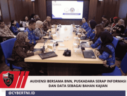 AUDIENSI BERSAMA BNN, PUSKADARA SERAP INFORMASI DAN DATA SEBAGAI BAHAN KAJIAN