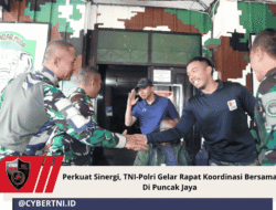 Perkuat Sinergi, TNI-Polri Gelar Rapat Koordinasi Bersama Di Puncak Jaya