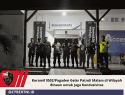 Koramil 0502/Pagaden Gelar Patroli Malam di Wilayah Binaan untuk Jaga Kondusivitas