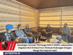 Dansatgas Yonmek TNI Konga XXIII-S UNIFIL Laksanakan Kegiatan KLE Di Desa Frun: Perkuat Hubungan Dengan Warga Dan Aparat Lokal