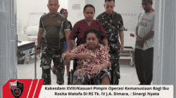 Kakesdam XVIII/Kasuari Pimpin Operasi Kemanusiaan Bagi Ibu Rosita Watofa Di RS Tk. IV J.A. Dimara, : Sinergi Nyata Pemerintah Dan TNI Untuk Kesehatan Masyarakat Papua Barat