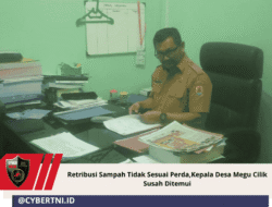 Retribusi Sampah Tidak Sesuai Perda,Kepala Desa Megu Cilik Susah Ditemui