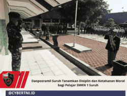 Danposramil Suruh Tanamkan Disiplin dan Ketahanan Moral bagi Pelajar SMKN 1 Suruh