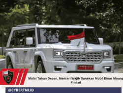Mulai Tahun Depan, Menteri Wajib Gunakan Mobil Dinas Maung Pindad