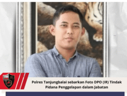 Polres Tanjungbalai Sebarkan Foto DPO (IR) Tindak Pidana Penggelapan Dalam Jabatan